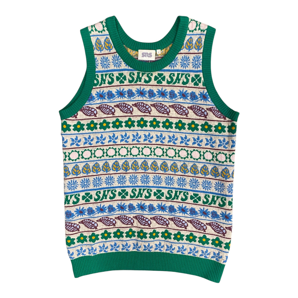 Sneakersnstuff Fairisle Knitted Vest