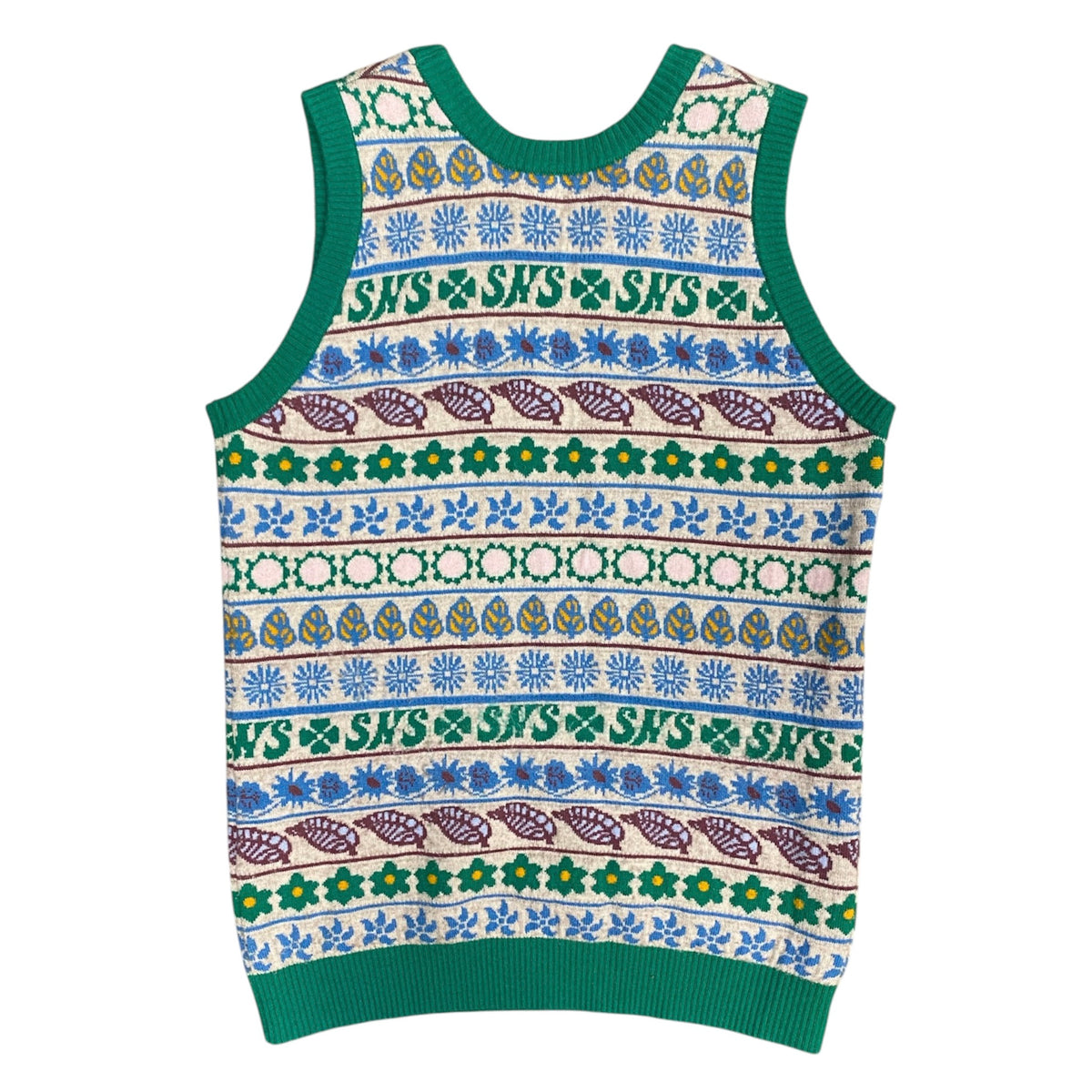 Sneakersnstuff Fairisle Knitted Vest