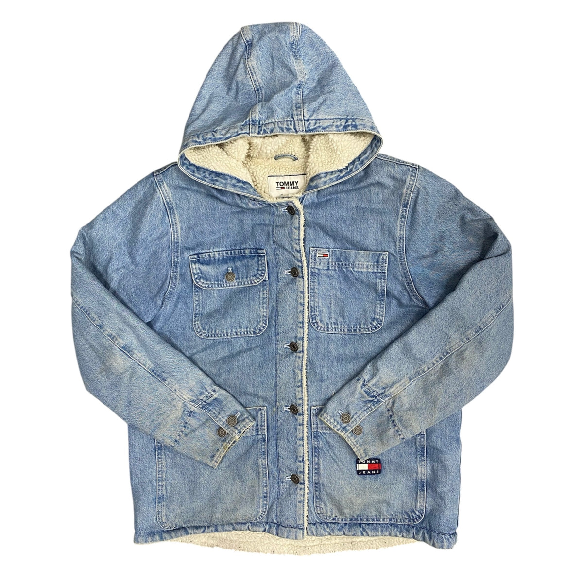 Tommy Jeans Denim Sherpa Lined Coat Jacket