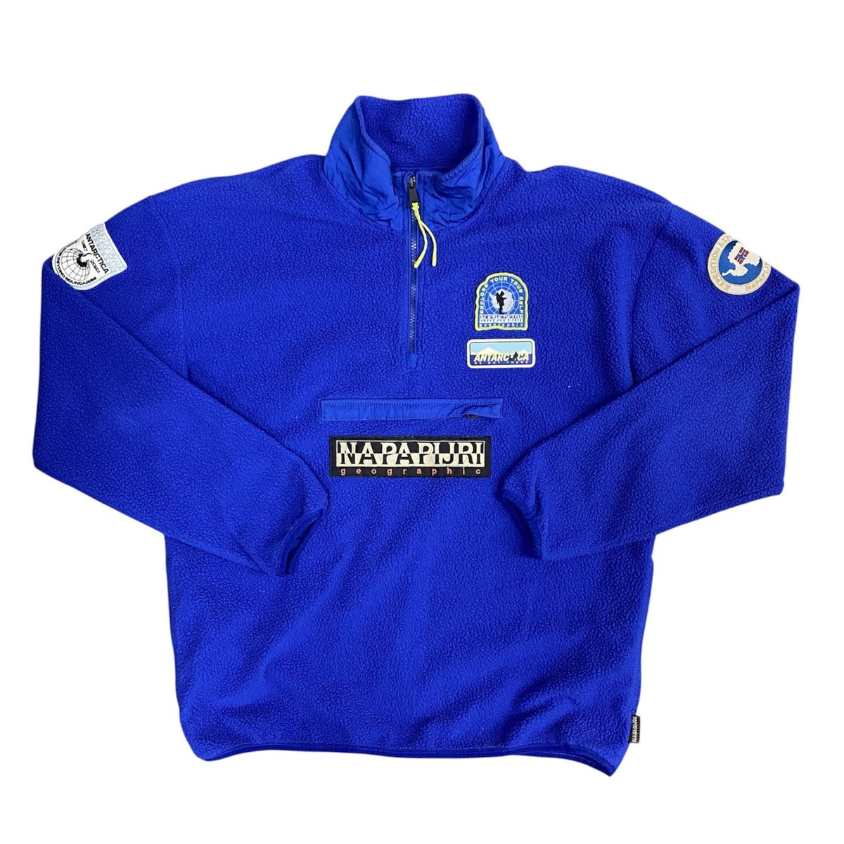 Napapijri T-MCMURDO Blue Fleece Half Zip