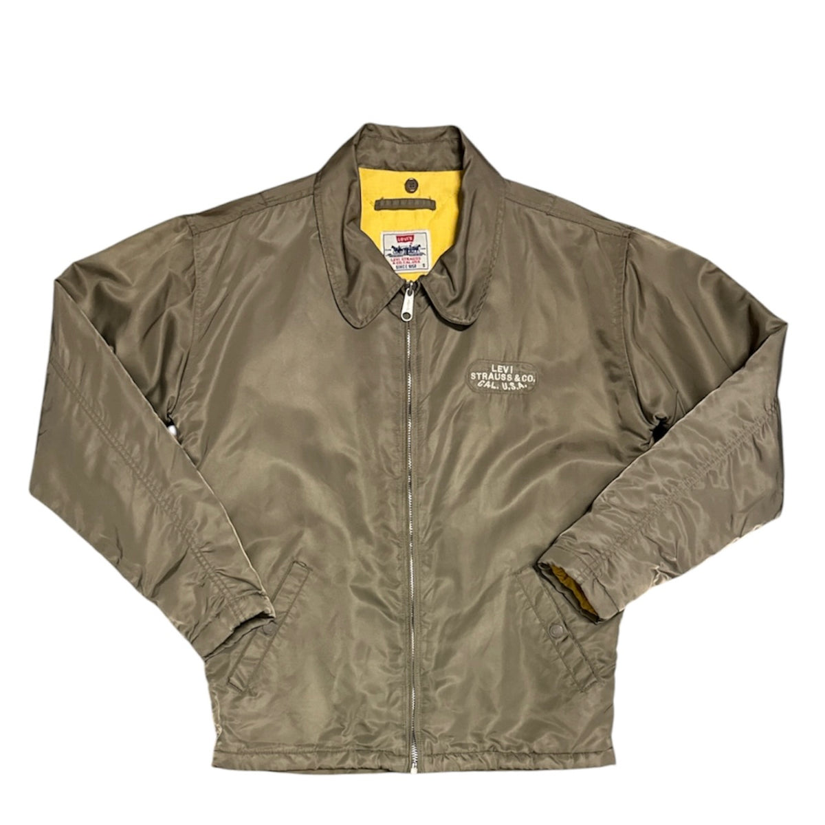 Levi's Padded Olive Bomber Jacket