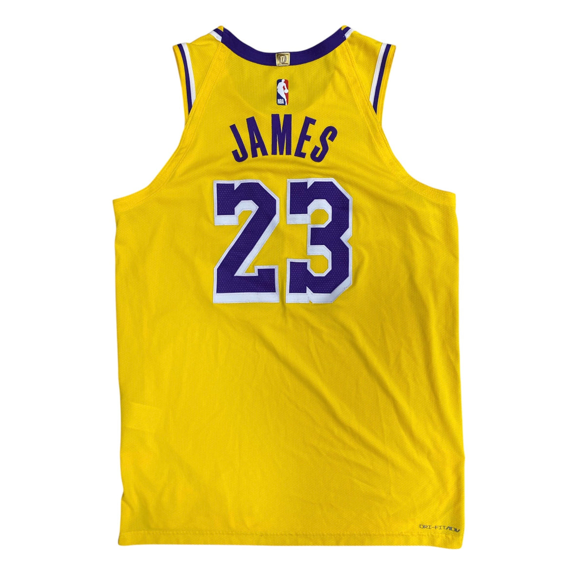 Nike NBA Los Angeles Lakers Icon Edition Lebron James #23 2022/23 Dri-Fit ADV Basketball Jersey