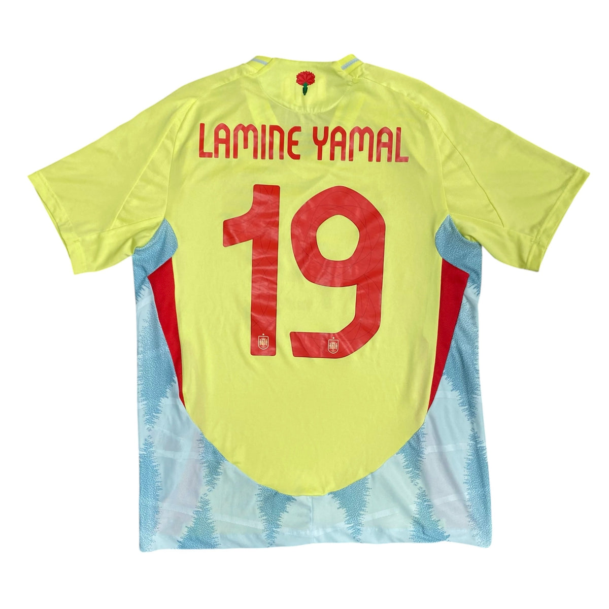Adidas Spain Lamin Yamal #19 2024 Away Football Jersey
