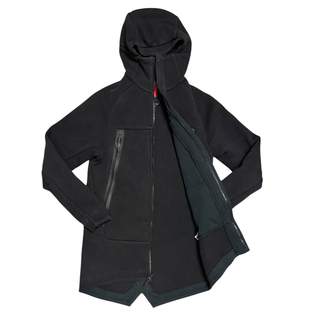 Nike NSW Tech Fleece Black Parka Jacket