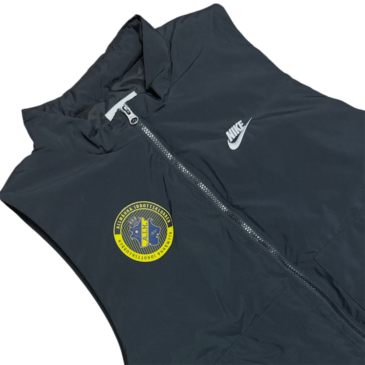 Nike AIK Black Puffer Vest