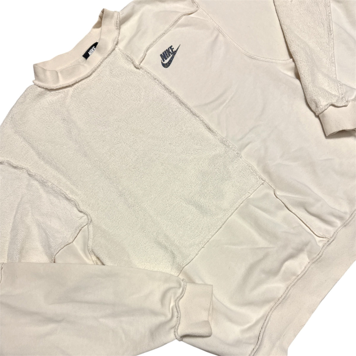Nike Reverse Patched Cream Sweatshirt