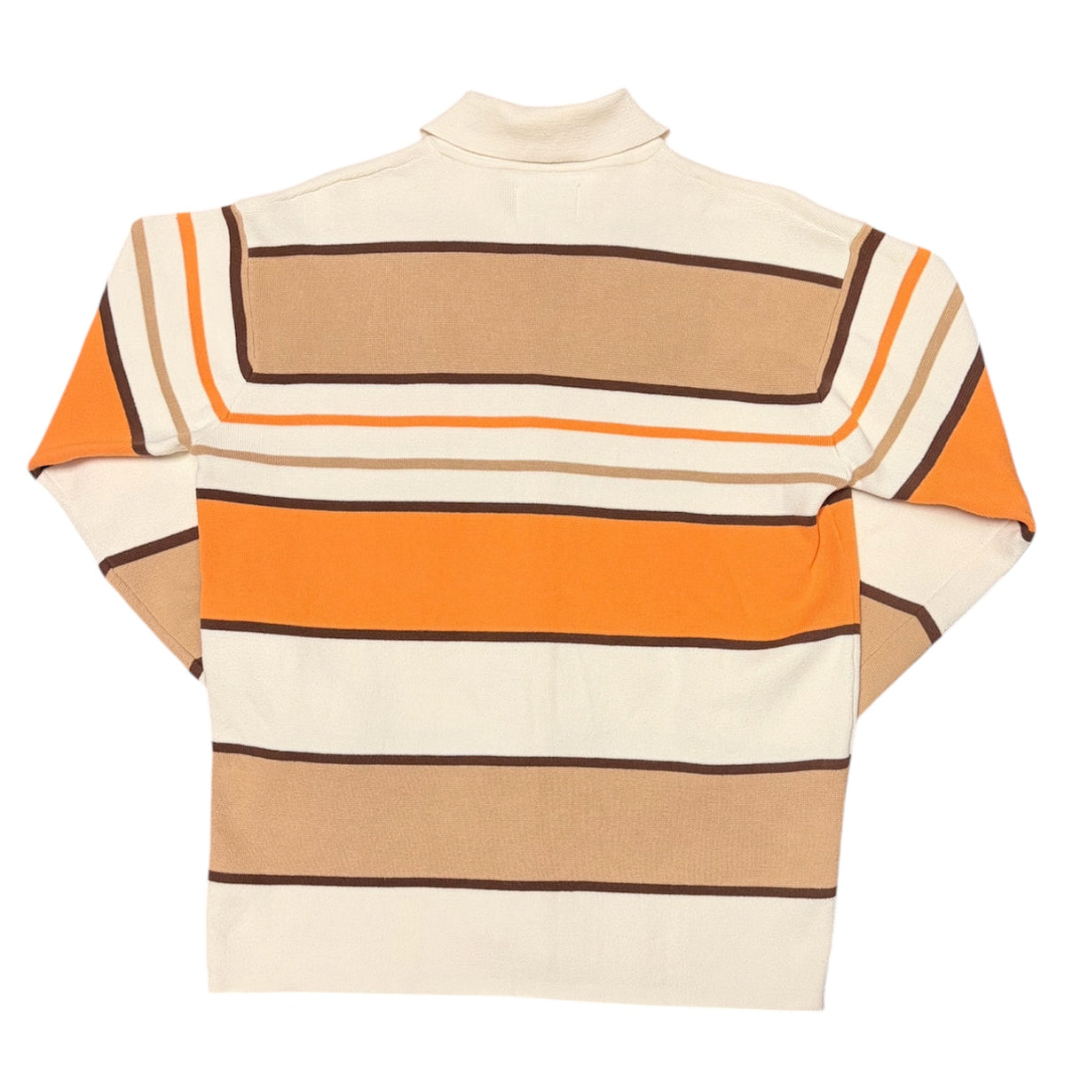 Woodbird Striped Button Up Knitted Long Sleeve Shirt