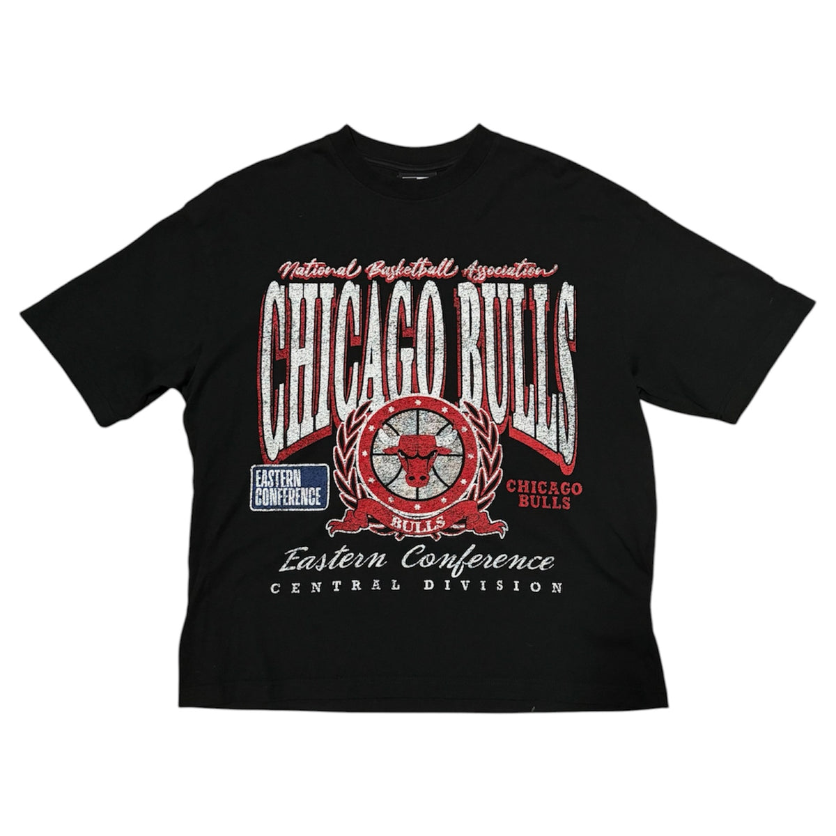New Era Chicago Bulls Black Oversized Tshirt