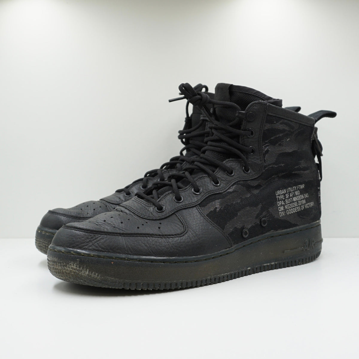 Nike SF Air Force 1 Mid Black Cargo Khaki