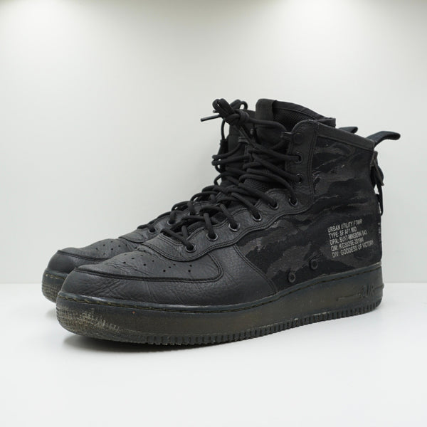 Sf air force 1 mid black cargo khaki hotsell