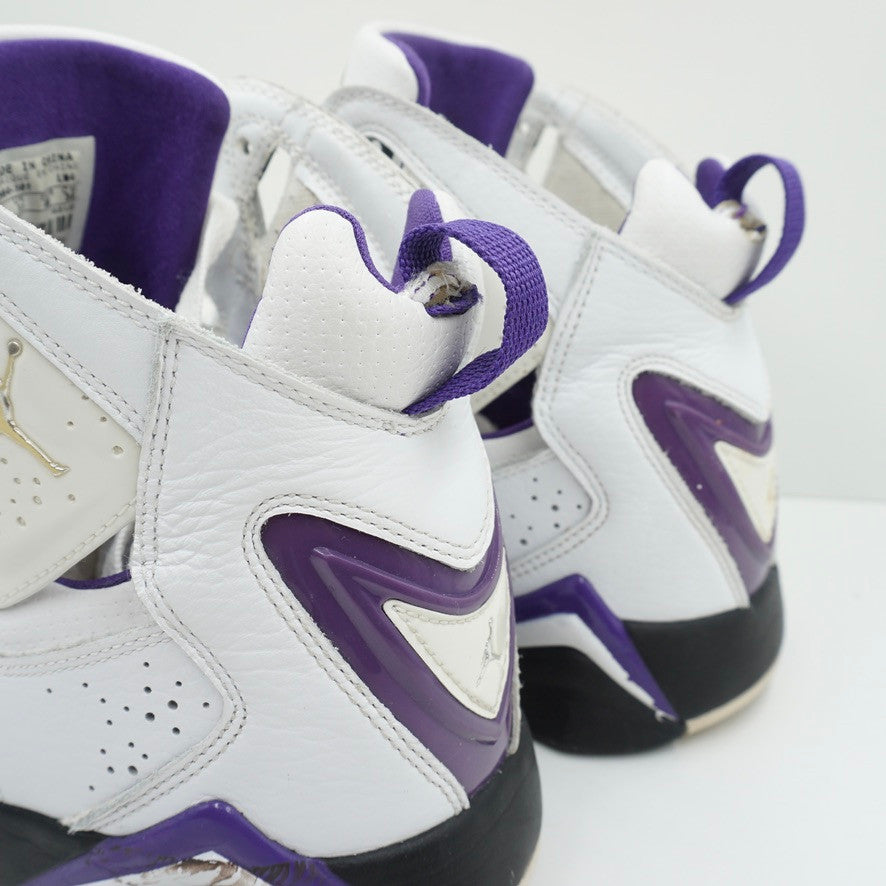 Jordan True Flight White Varsity Purple