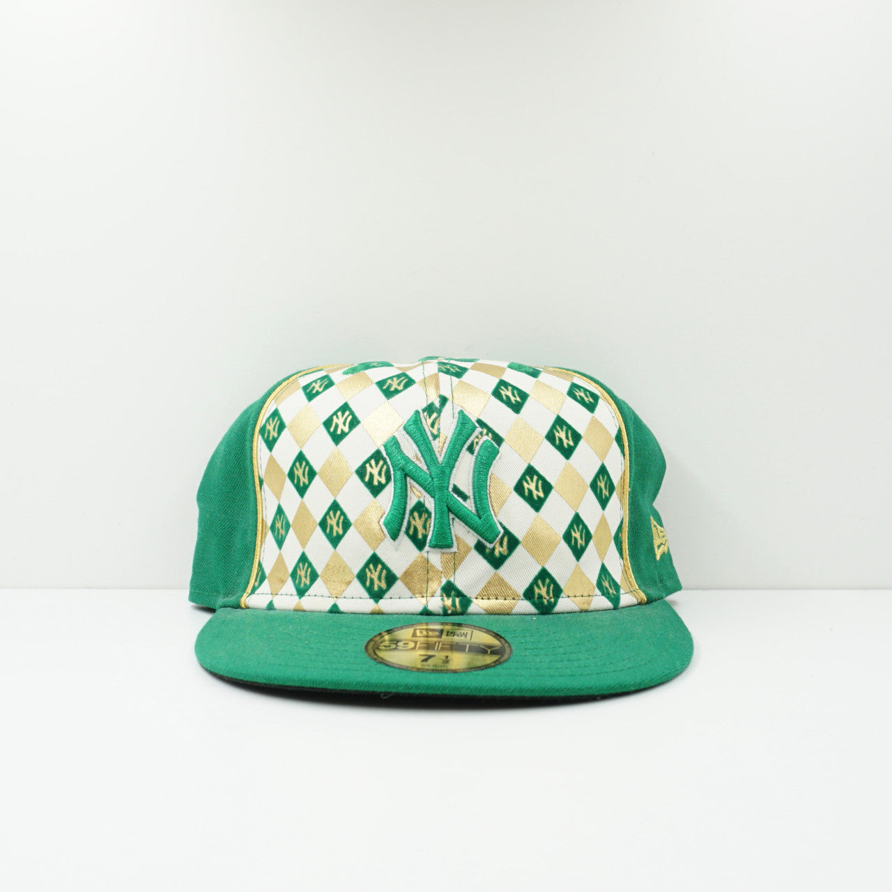 New Era New York Yankees Green Gold Fitted Cap
