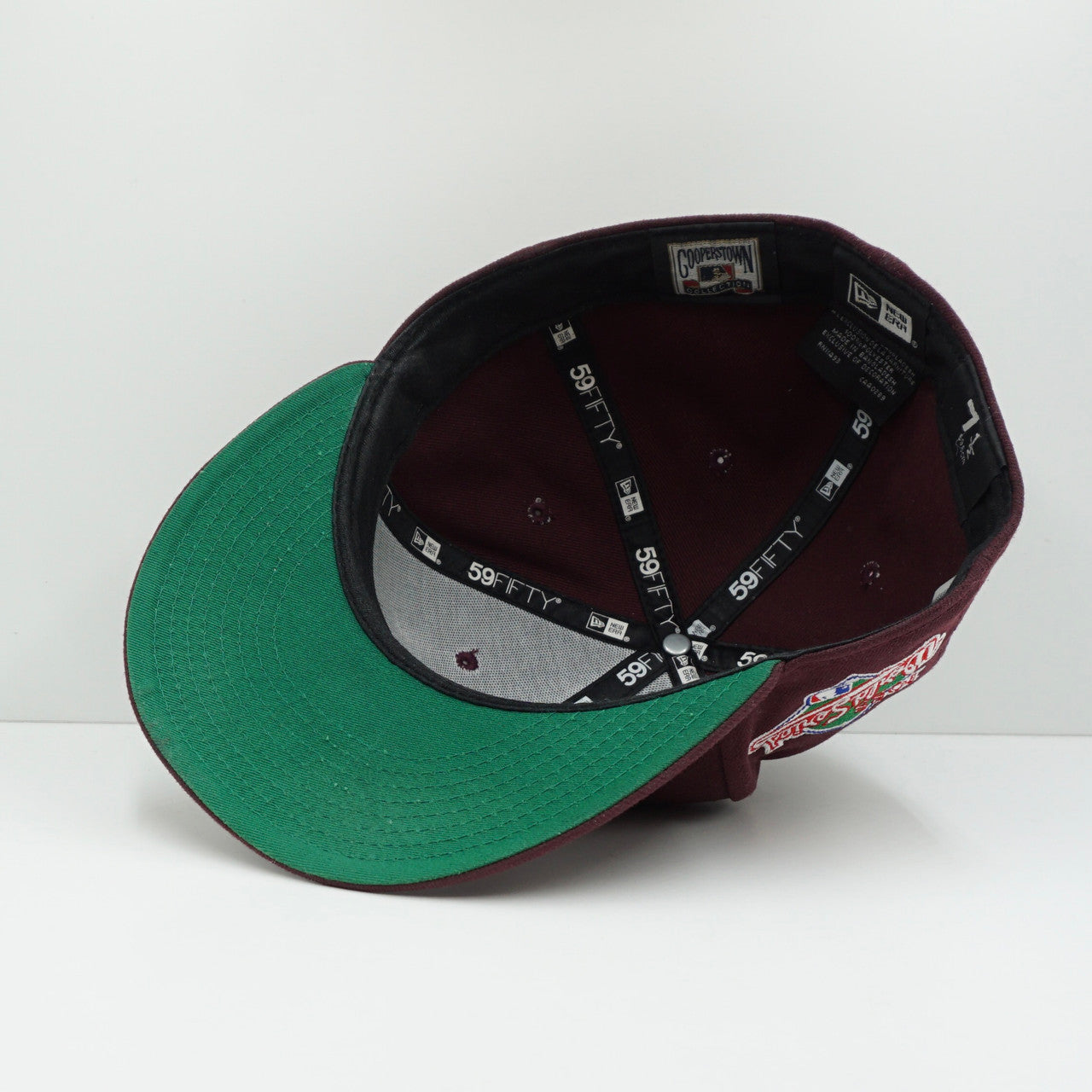 New Era LA Dodgers Maroon Fitted Cap (USED)