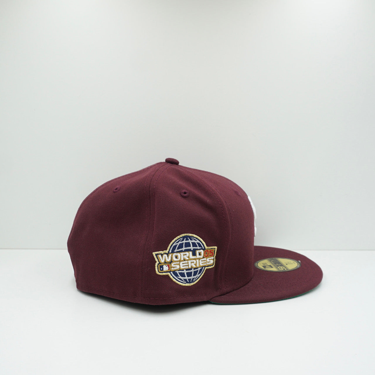 New Era White Sox Maroon Fitted Cap