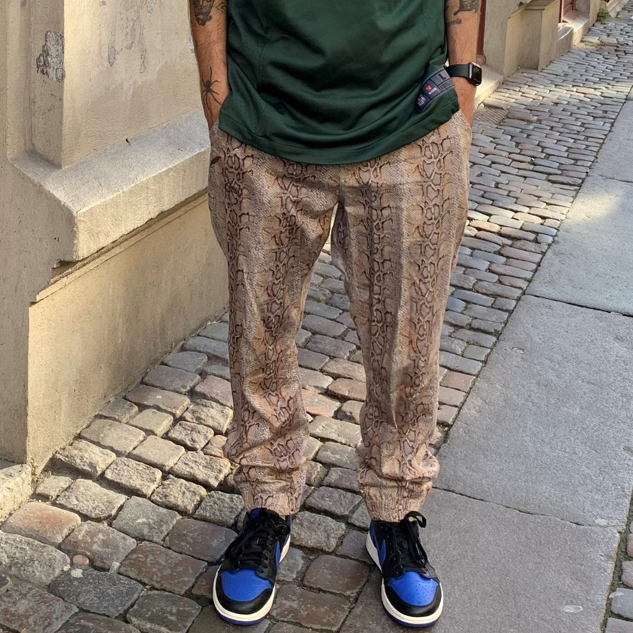 Publish Brand x Extra Butter NYC Snakeskin Jogger Pants
