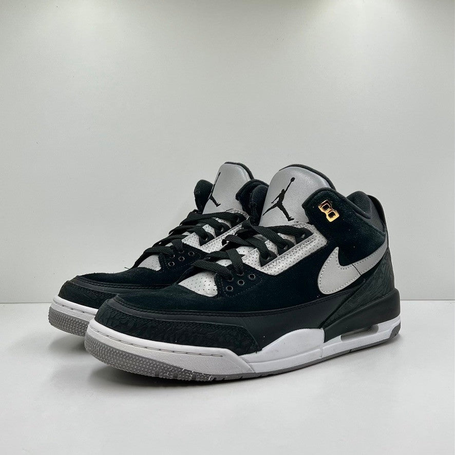 Jordan 3 Retro Tinker Black Cement Gold