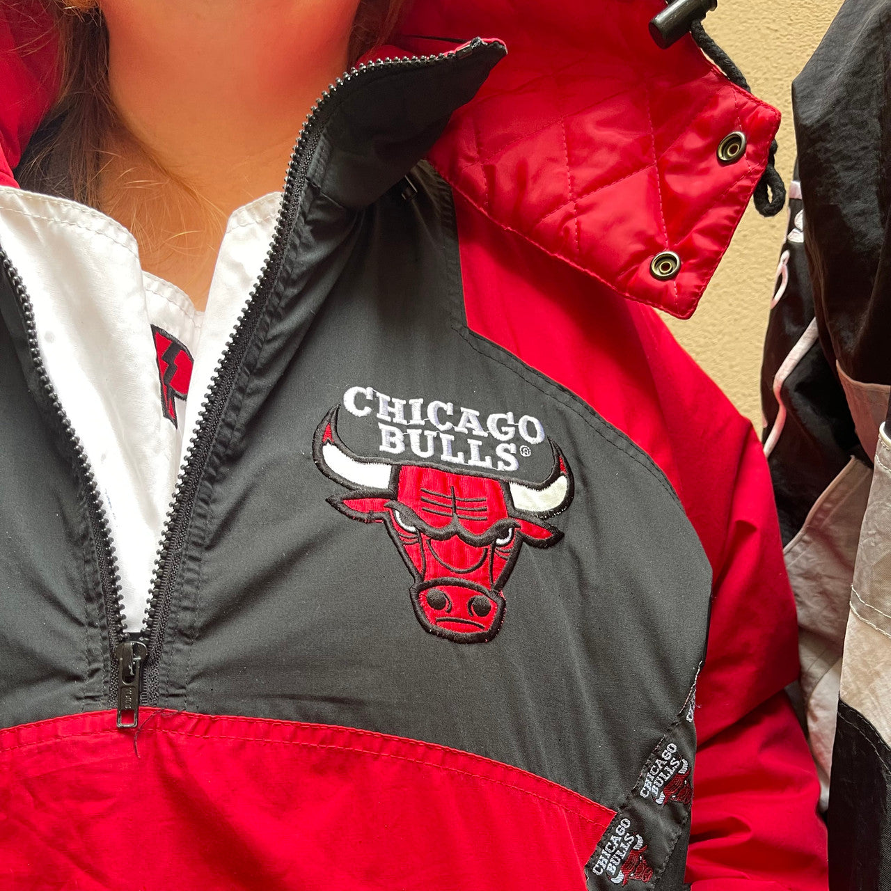 Vintage Pro Player Chicago Bulls Anorak Jacket