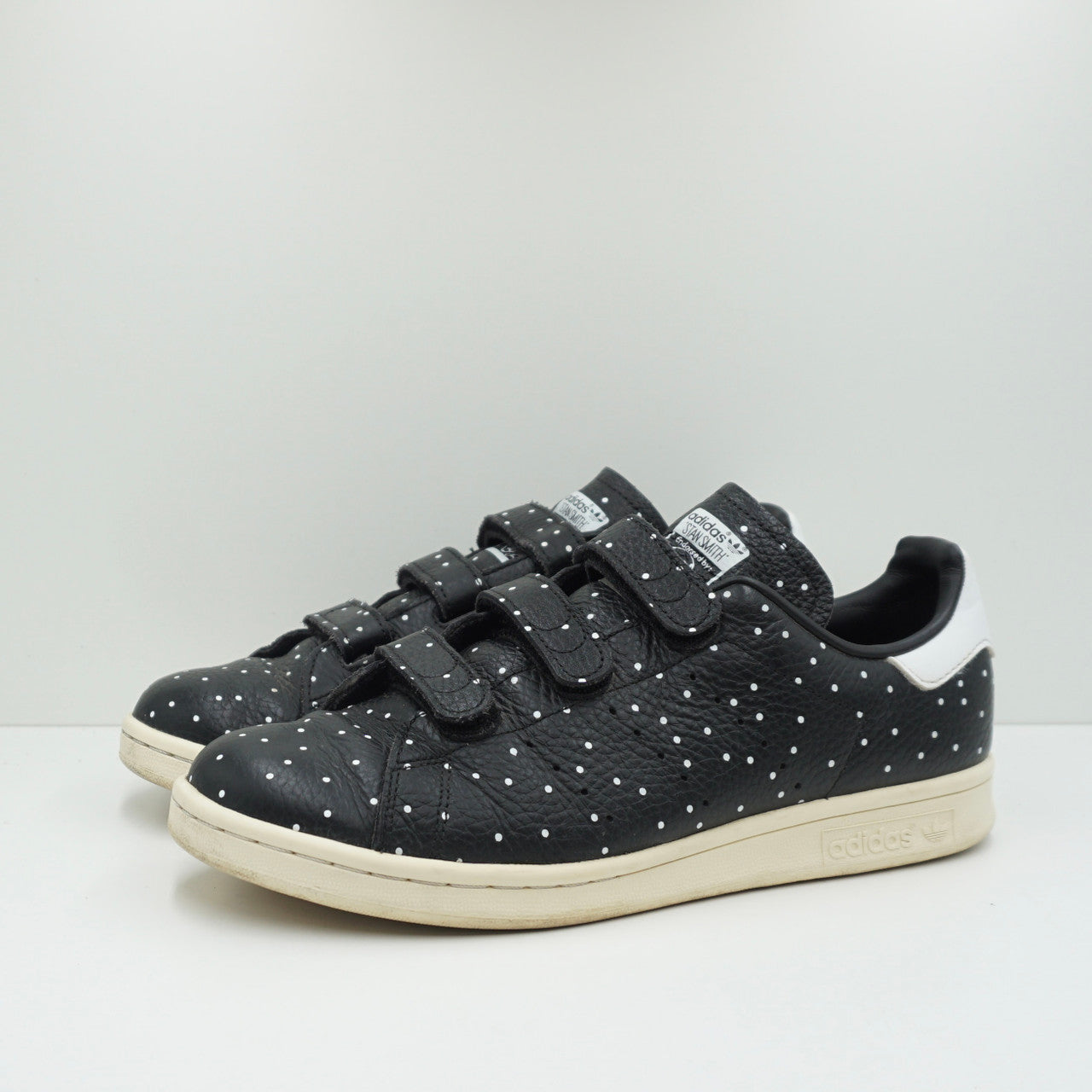 Adidas Stan Smith Velcro Black Polka Dots (W)