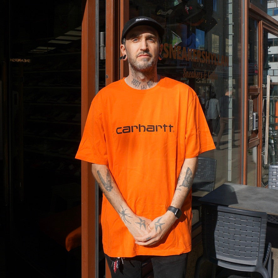 Carhartt WIP Script Orange Tshirt