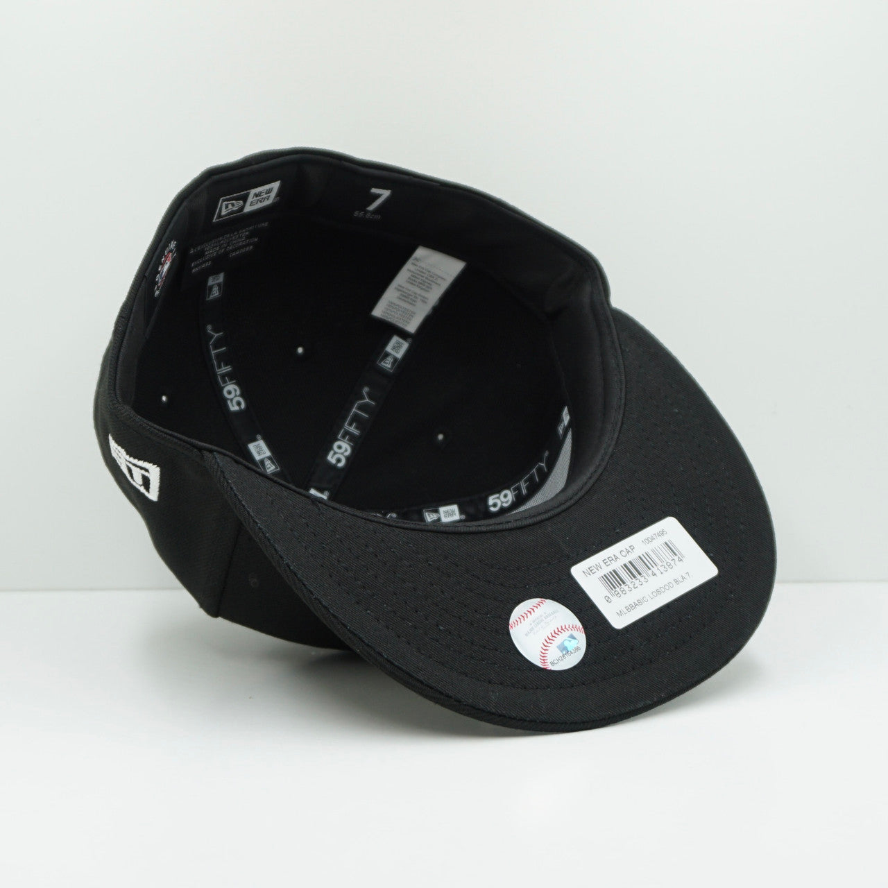 New Era LA Dodgers White/Black Fitted Cap