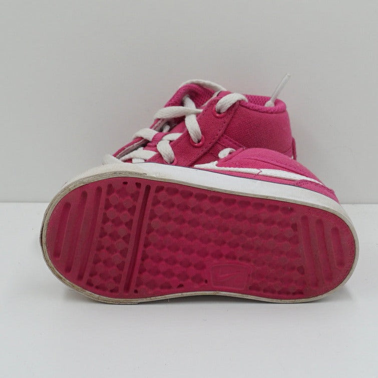Nike Pink Canvas High Toddler