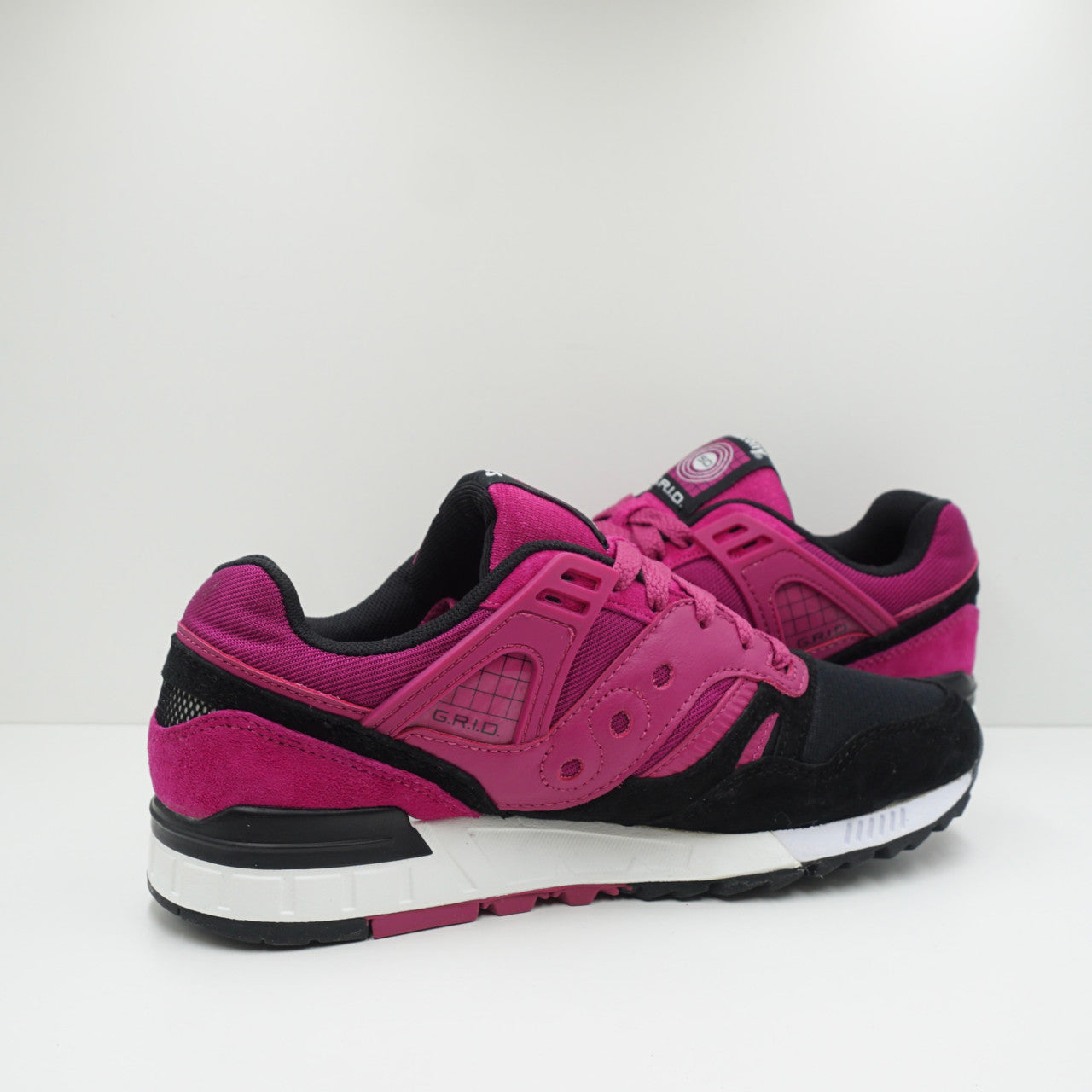Saucony Grid Sd Premium Shoes Berry/Black Sample