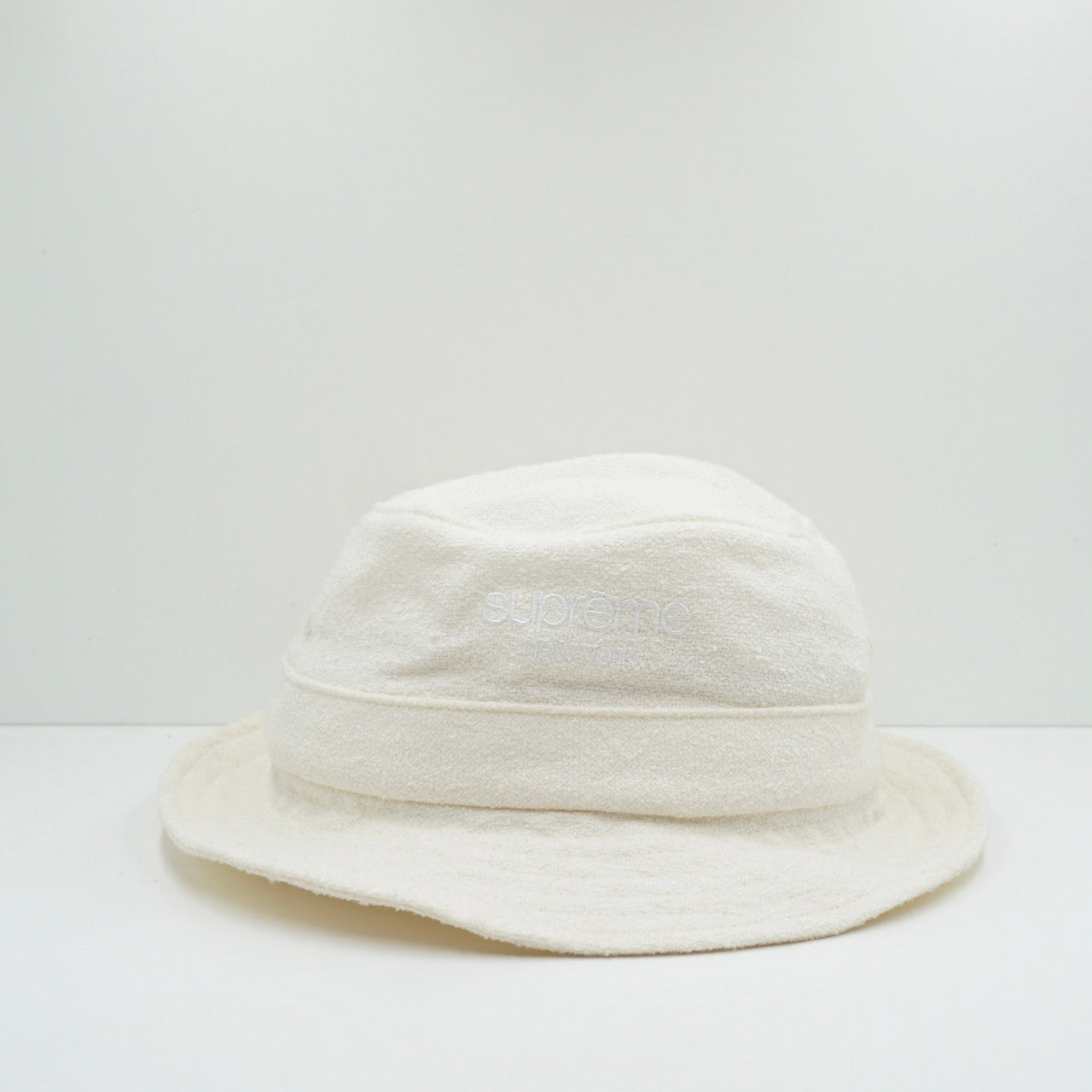Supreme SS21 Classic Logo Terry Crusher White