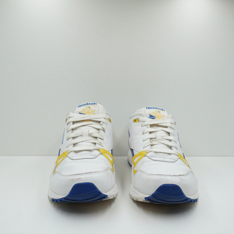 Reebok Classic Leather White Yellow Blue