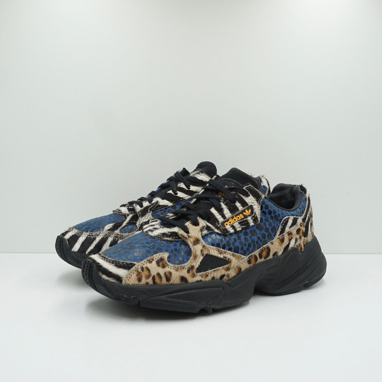 Adidas falcon shoes store leopard