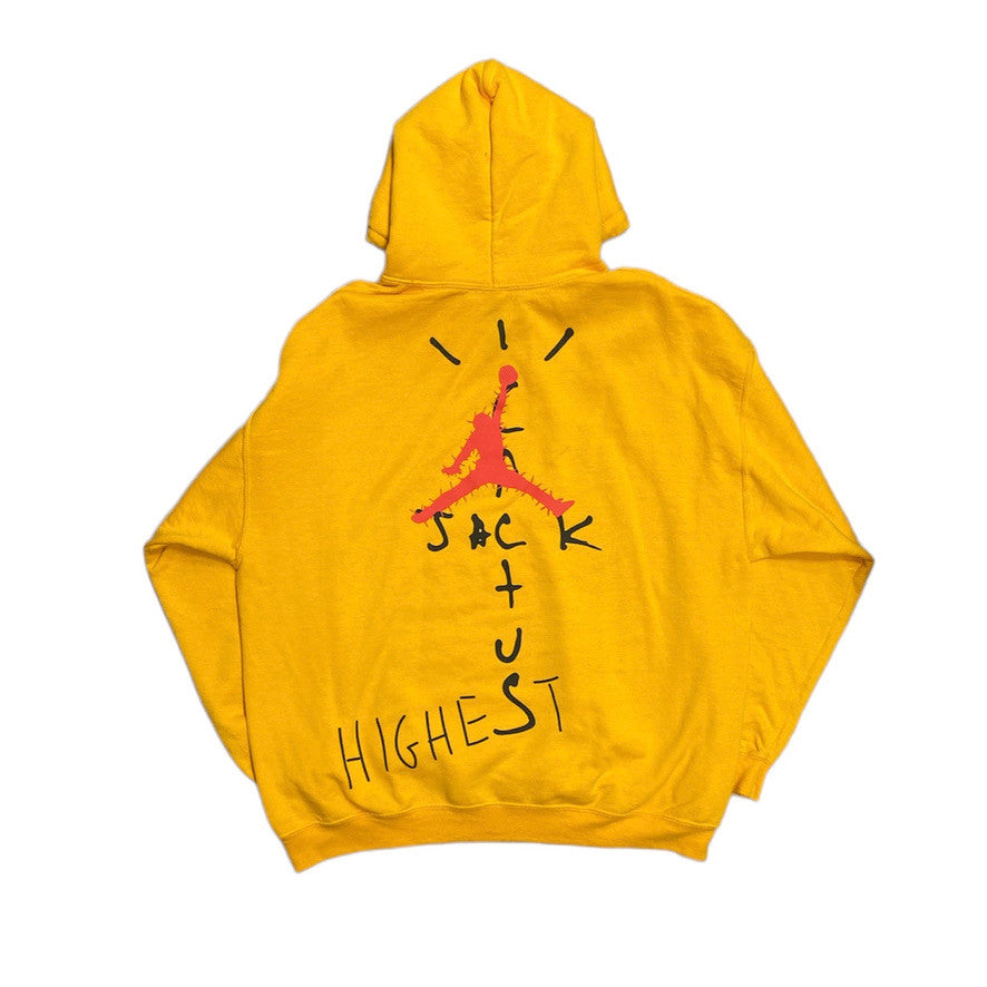 Travis Scott Jordan Cactus Jack Highest Gold Hoodie