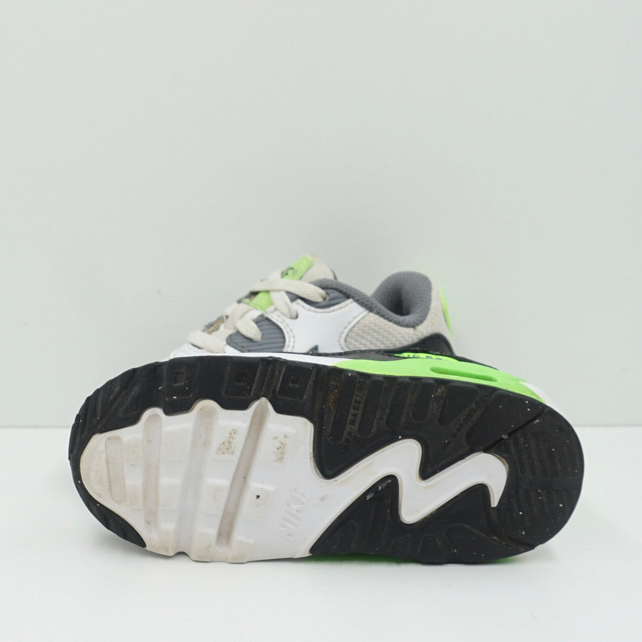Nike Air Max 90 White/Grey/Green Toddler