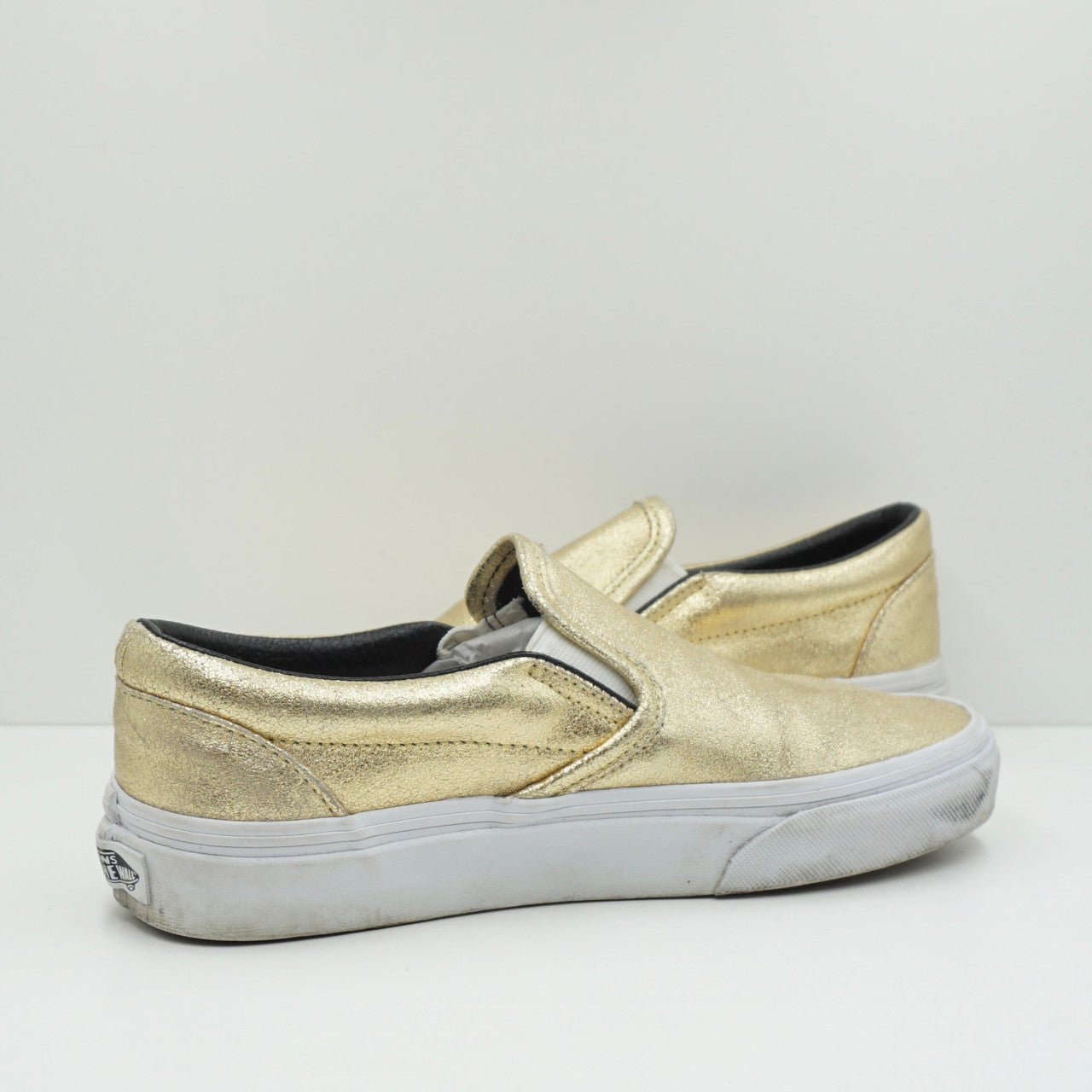 Metallic hot sale gold vans