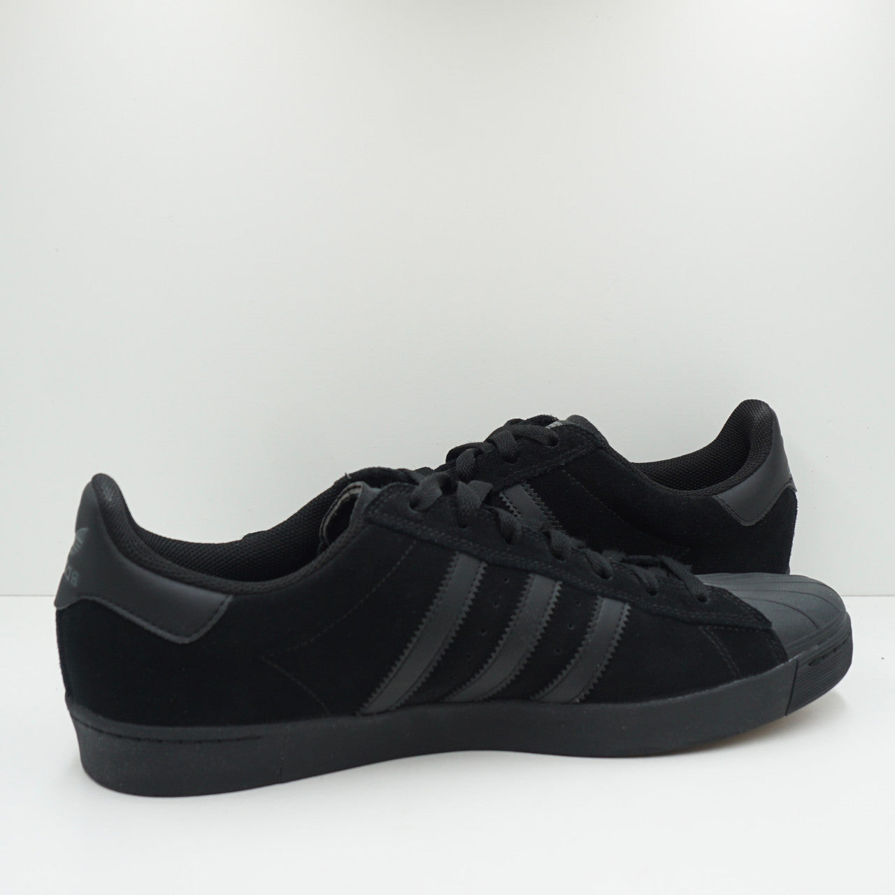 Leather Shoe Adidas Superstar Vulc Adv Black White Shoes Sale
