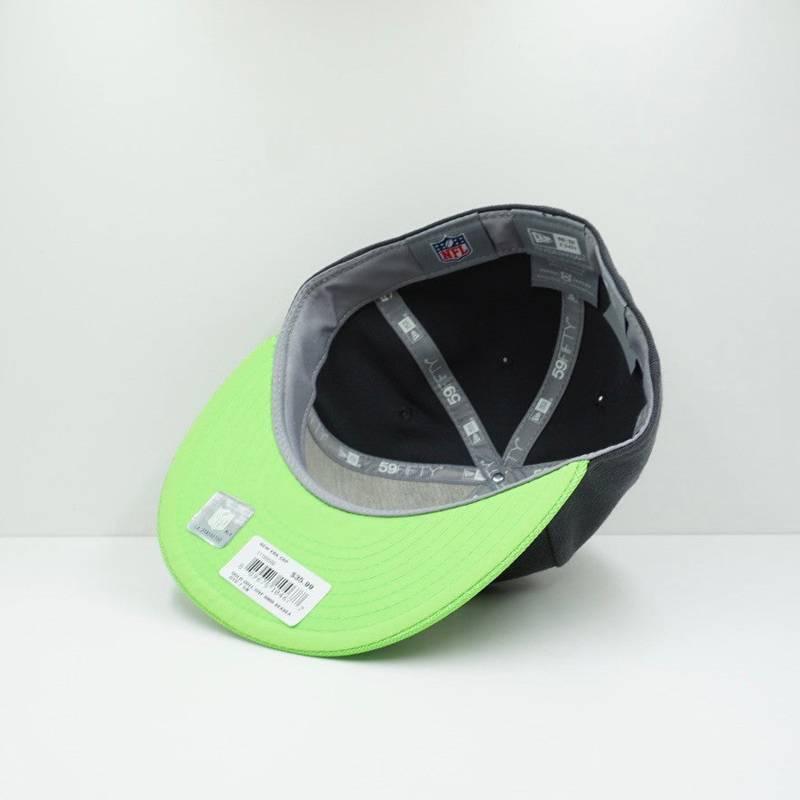 New Era Seattle Seahawks Logo Fitted Cap
