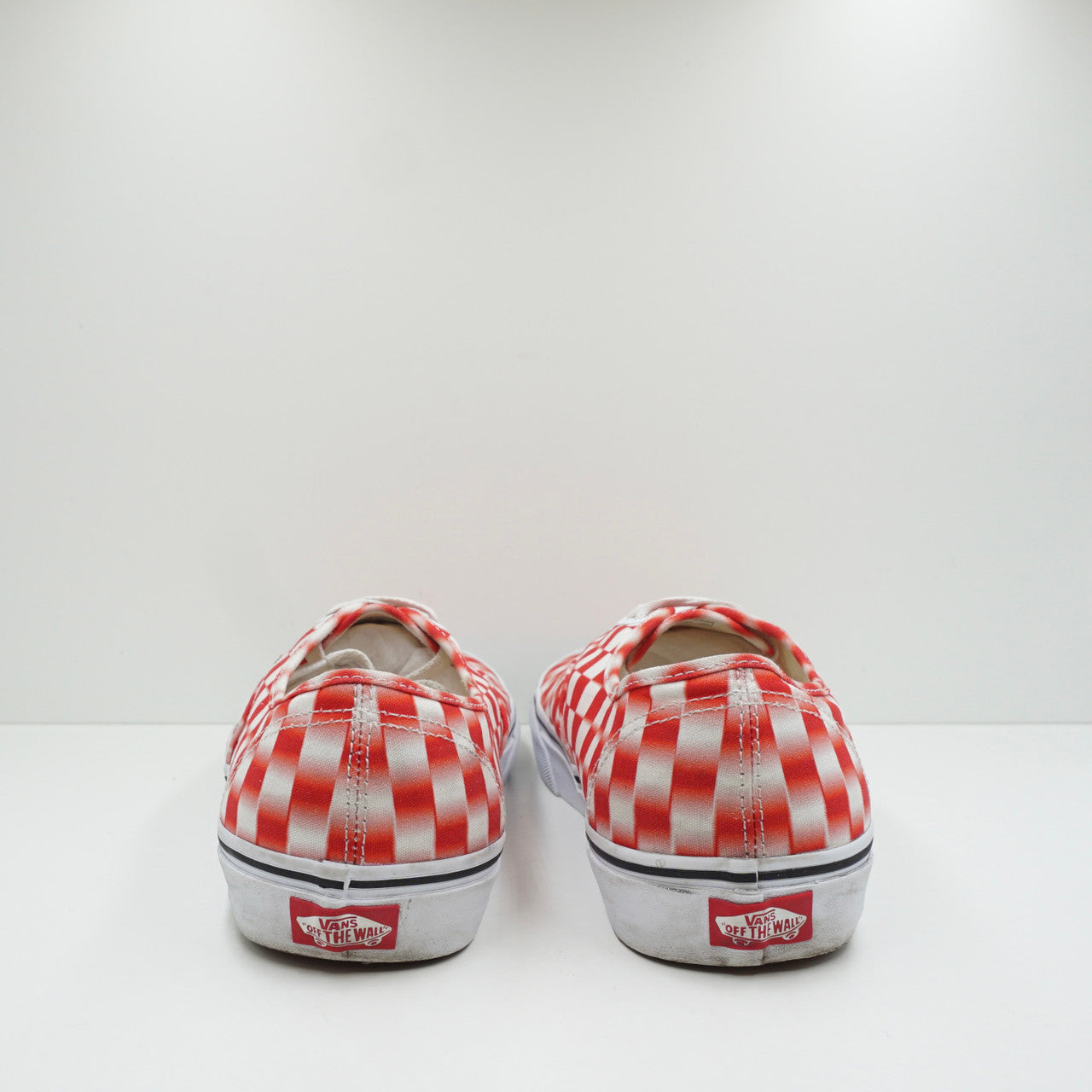 Vans Authentic Blur Checkerboard White Red