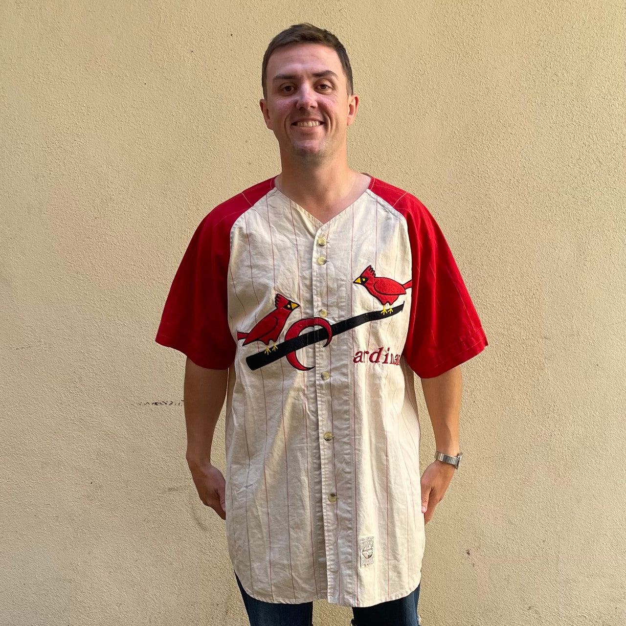 Vintage Mirage Cooperstown Cardinals Baseball Jersey