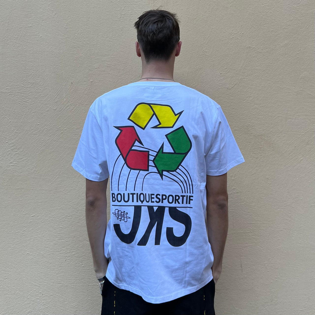 Boutique Sportif Reuse Recycle Reggae White Tshirt