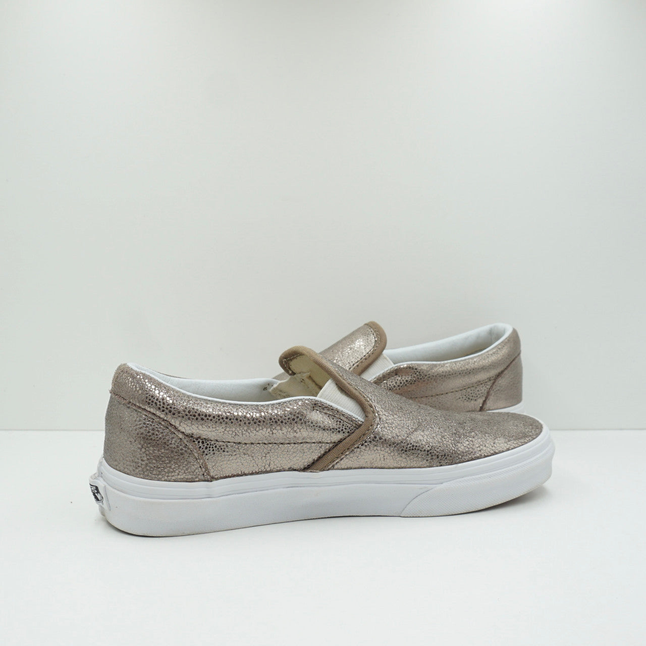 Vans bronze shop metallic slip on