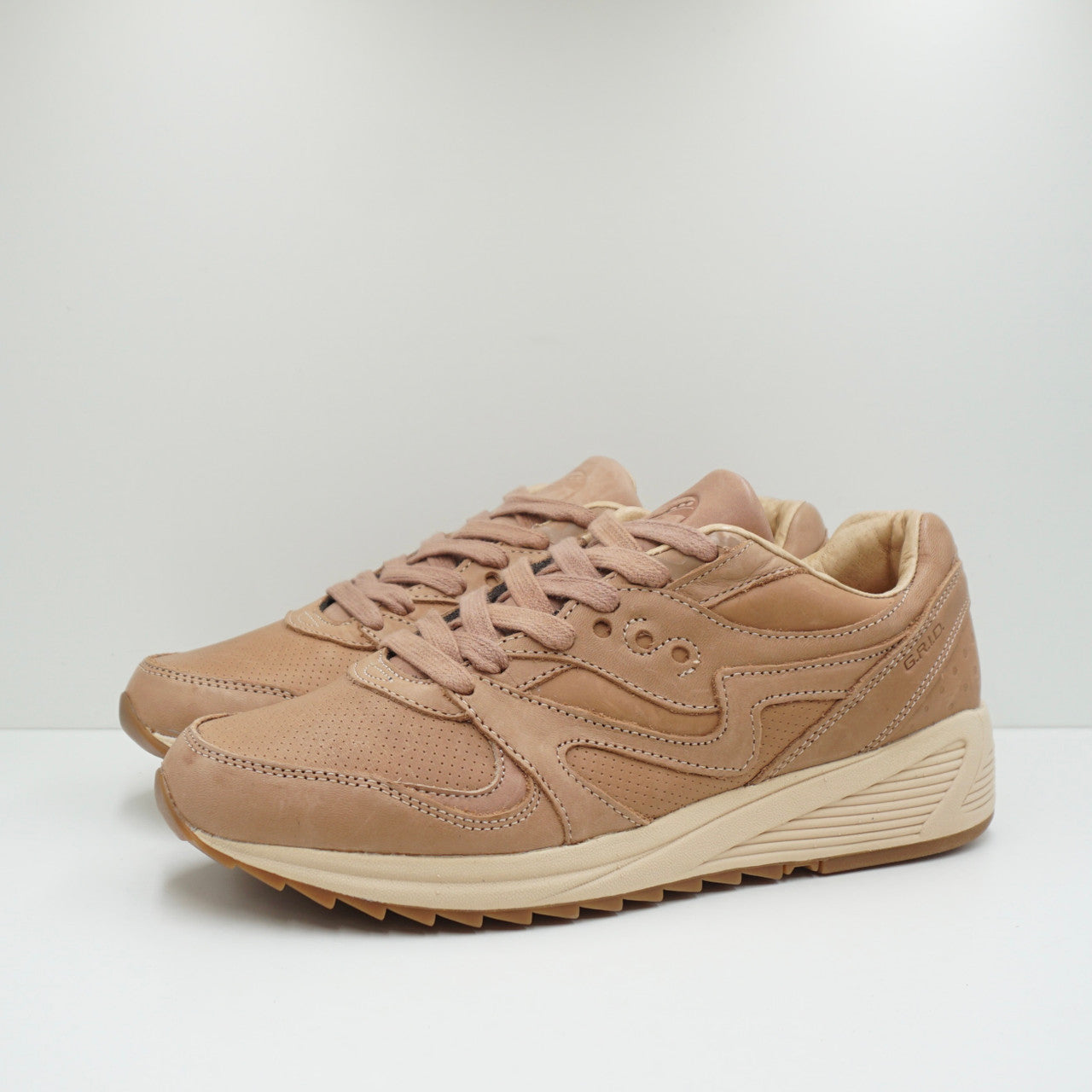 Saucony Grid 8000 Tan Leather Sample
