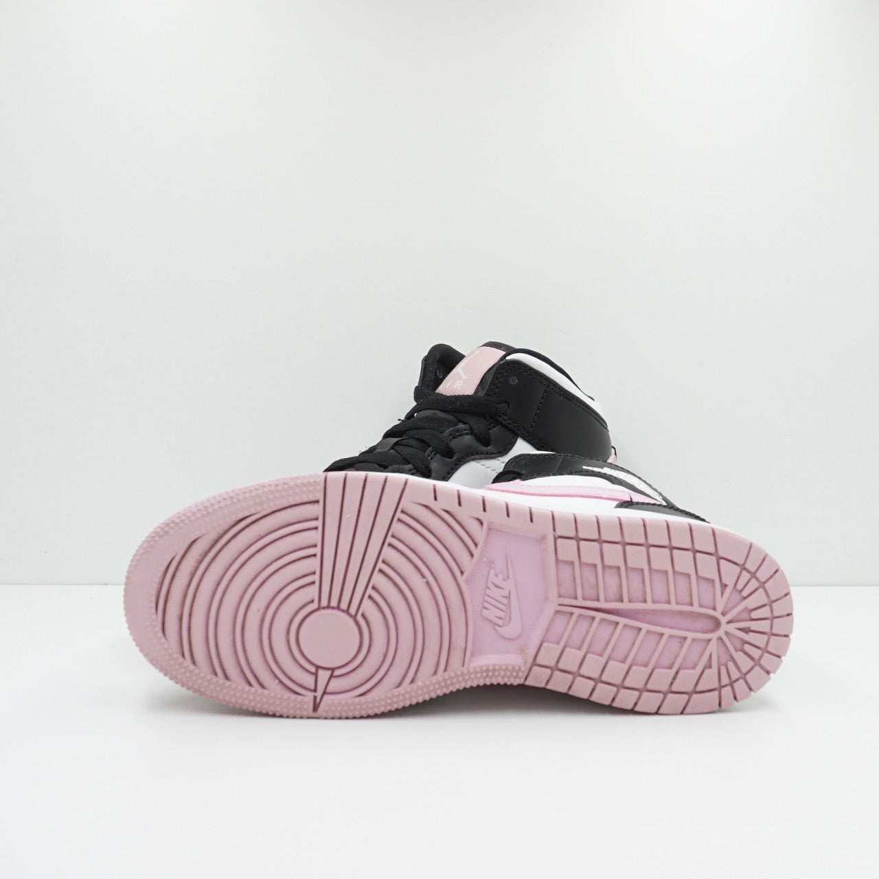 Jordan 1 Mid White Black Light Arctic Pink (GS)