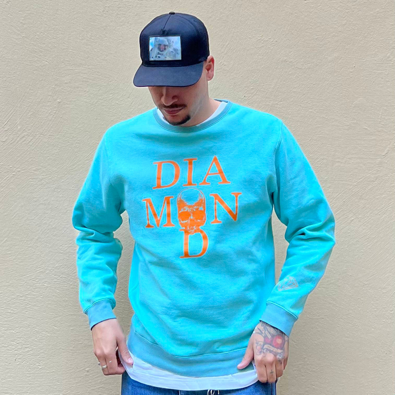 Diamond Supply Co Skull Sweatshirt