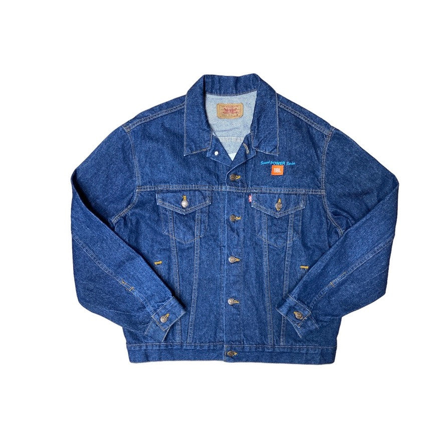 Made In USA Levis JBL Stitched Denim Jacket