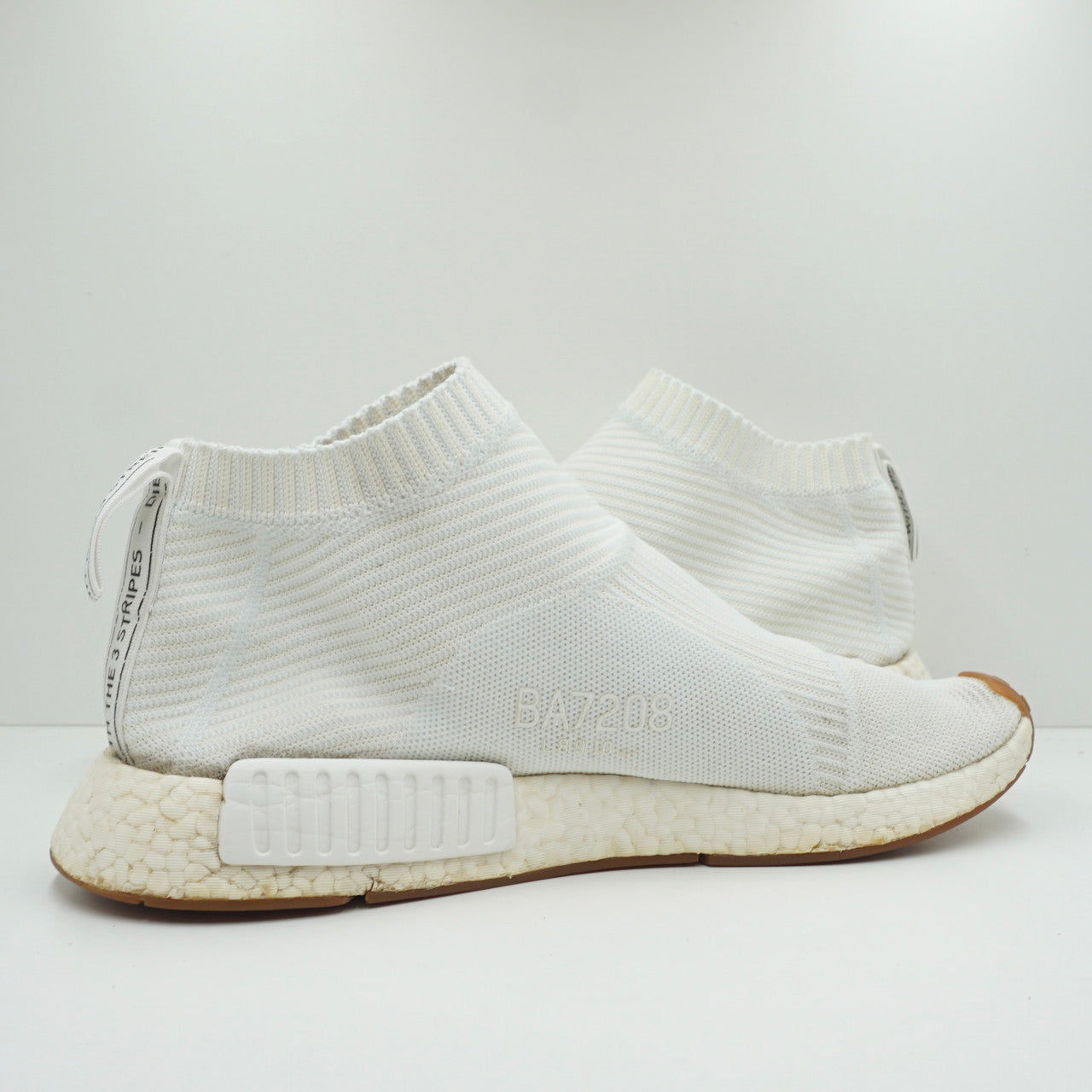 Nmd city shop sock white gum