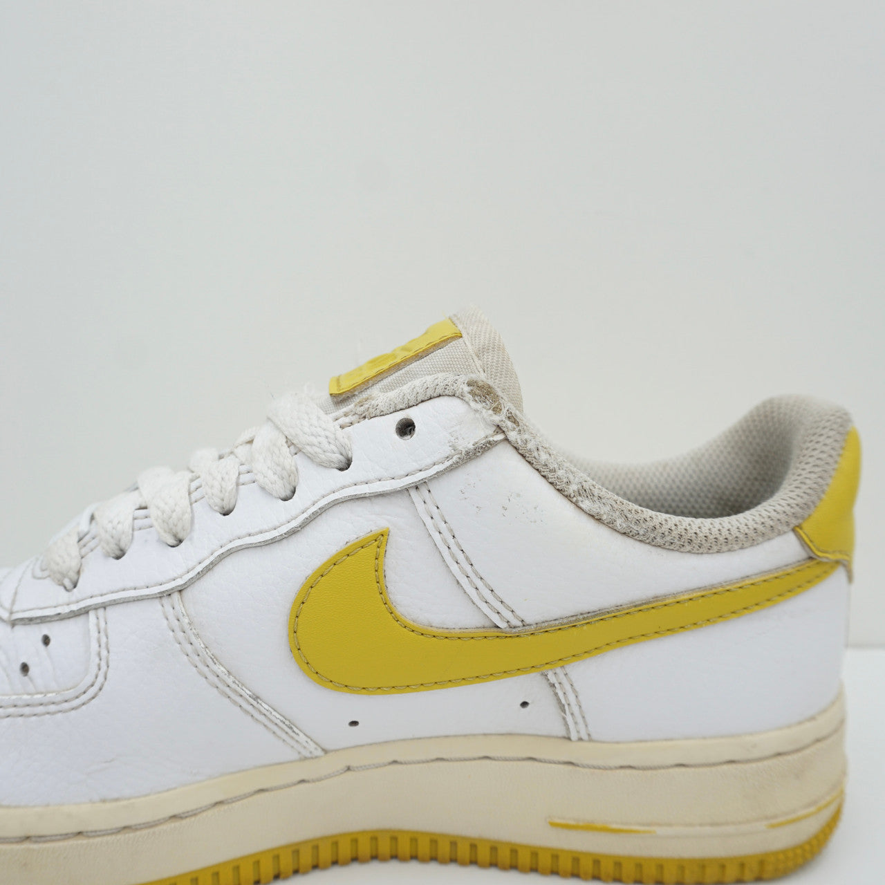 Nike Air Force 1 Low Patent White Bright Citron (W)