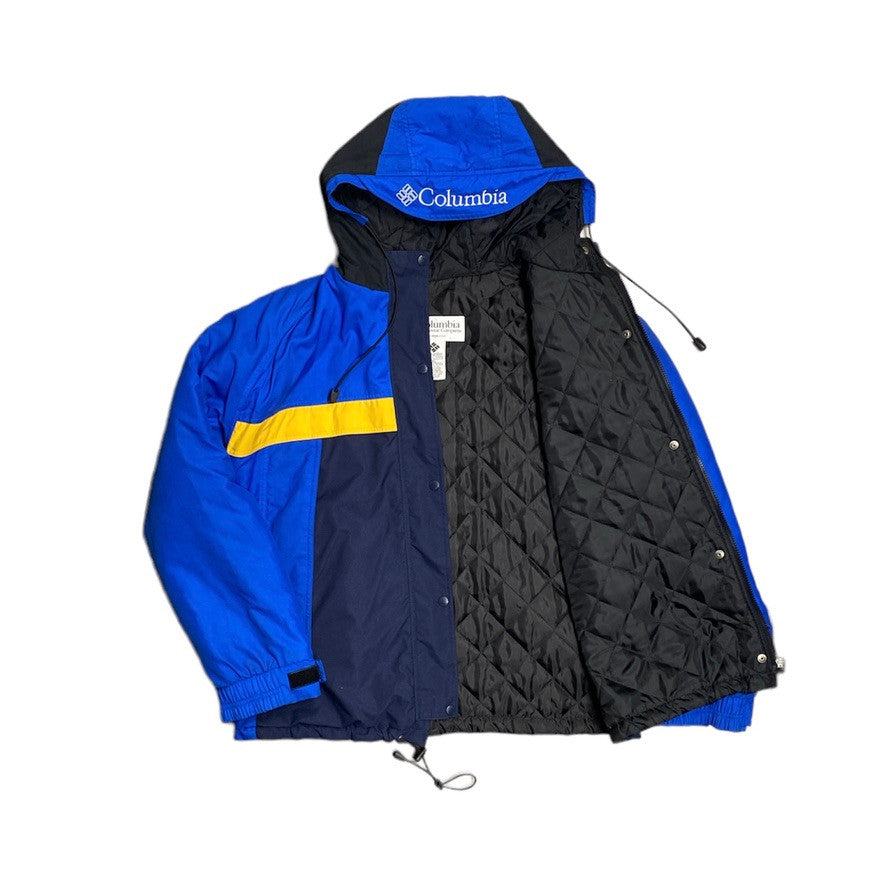 Blue and yellow online columbia jacket