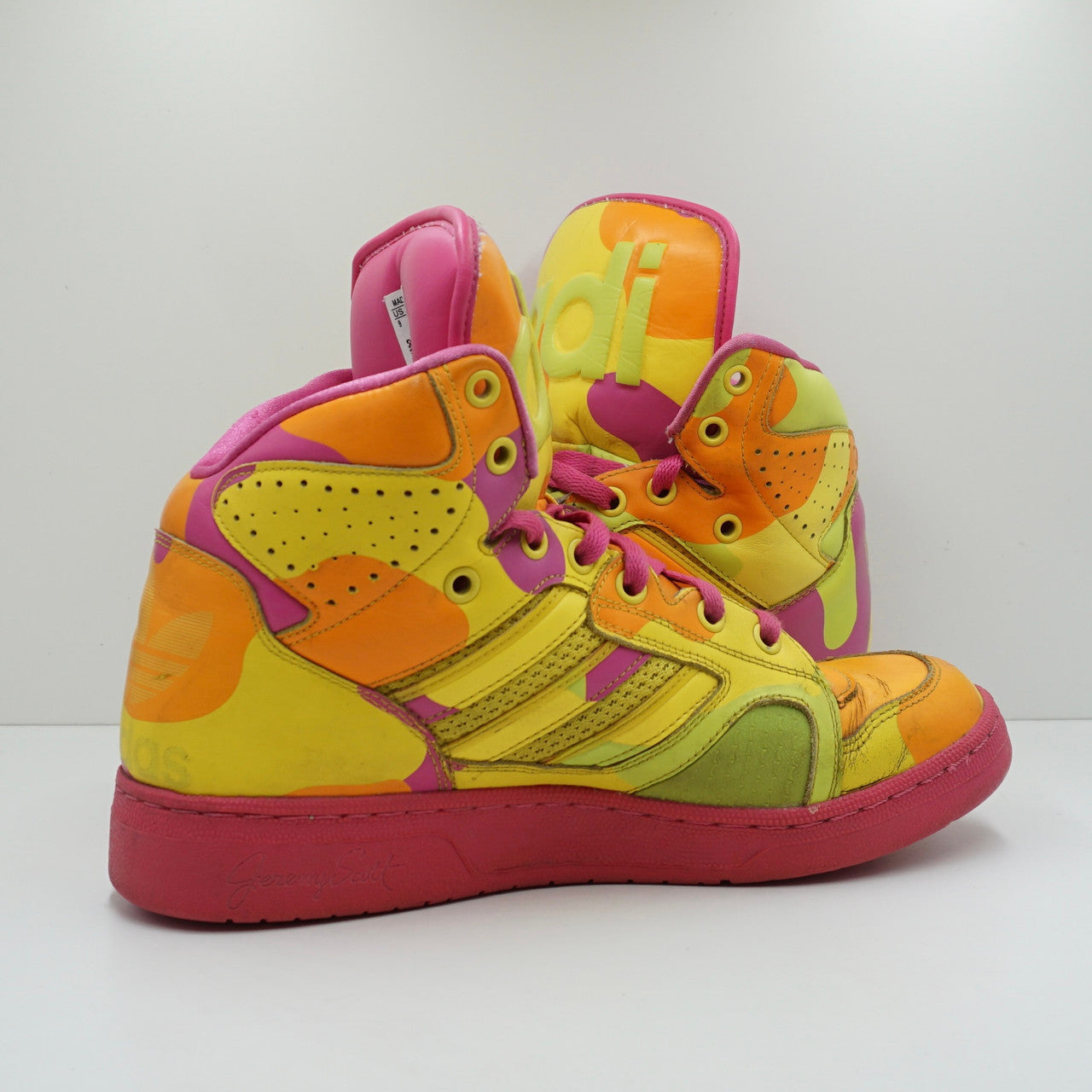 Adidas Jeremy Scott X Instinct Hi Neon Camo