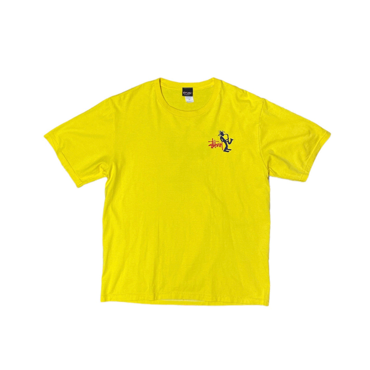 Vintage Stussy Outdoor Yellow Tshirt