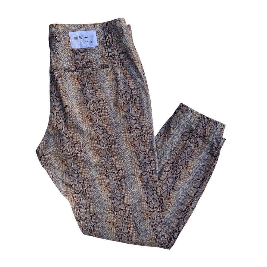 Publish Brand x Extra Butter NYC Snakeskin Jogger Pants