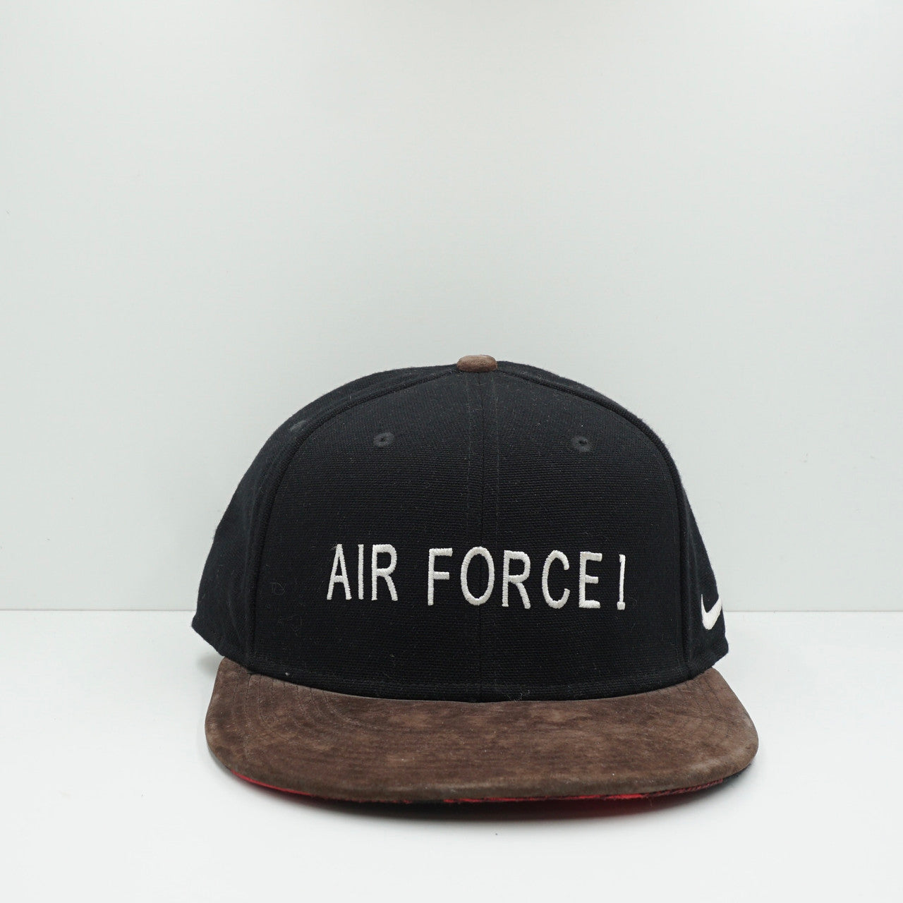 Nike Air Force 1 Black/Brown Snapback Cap