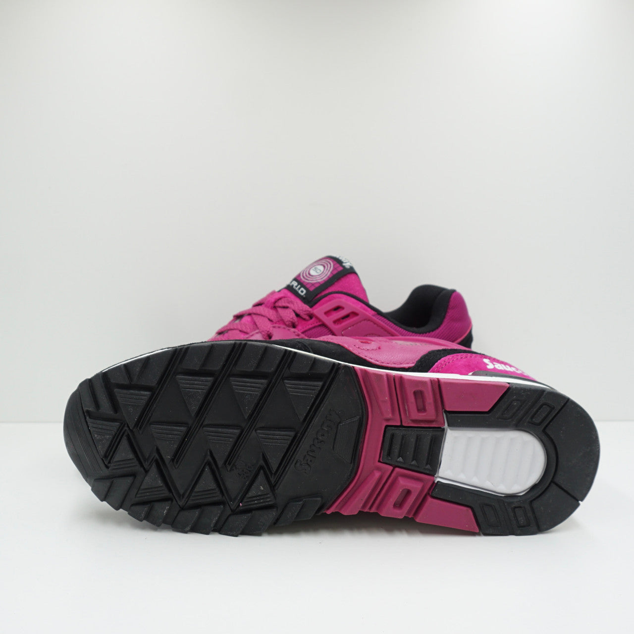 Saucony Grid Sd Premium Shoes Berry/Black Sample